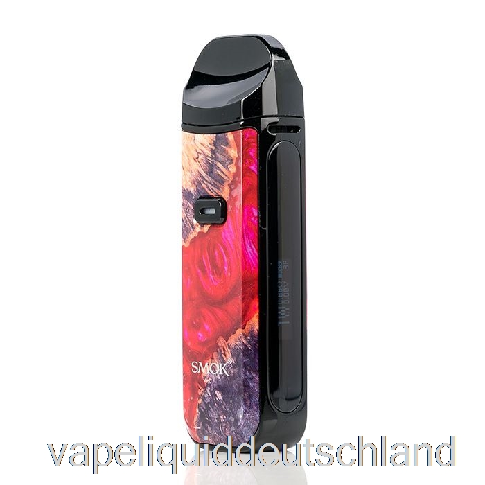 Smok Nord 2 40 W Pod-System, Rot, Stabilisierendes Holz, Vape Deutschland